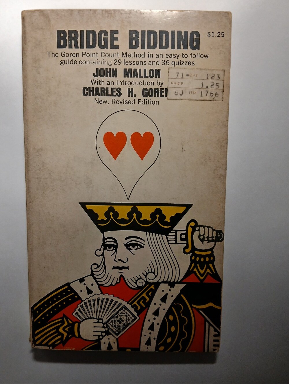 Vintage Bridge Bidding Book - Out Of Print Paperback By JOHN MALLON